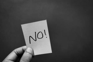 Things to Say ‘No’ To